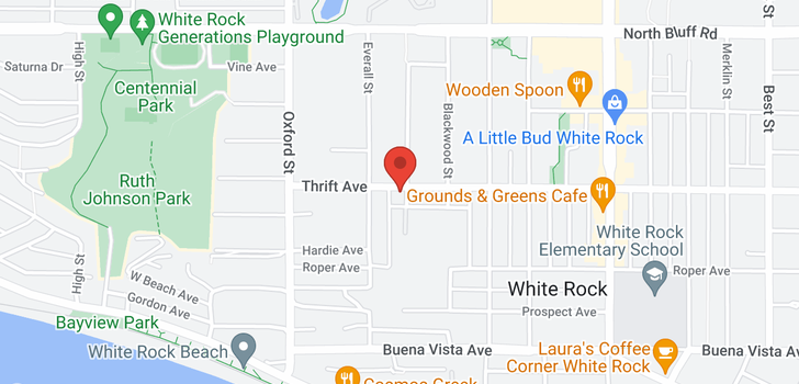 map of 301 14934 THRIFT AVENUE